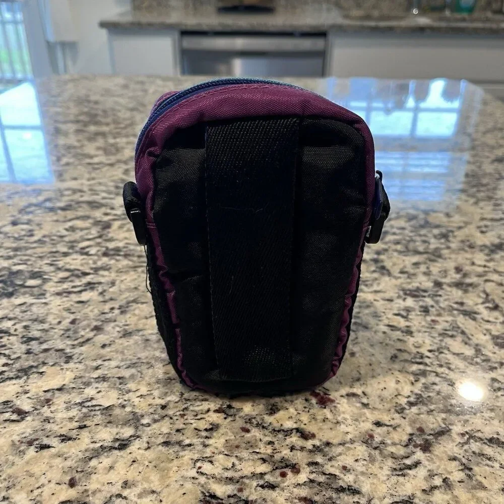 Vintage Retro 80's 90's Samsonite World Sport Padded Camera Bag Model Purple